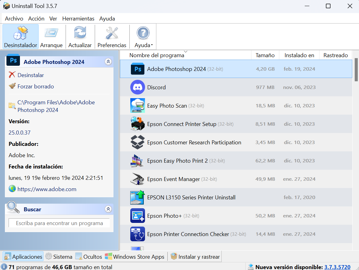 Imagen de UninstallTool
